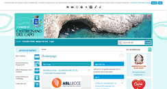 Desktop Screenshot of comune.castrignanodelcapo.le.it